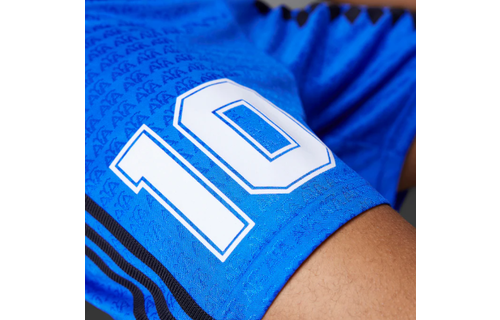 adidas Argentina World Cup 1994 Retro Maradona Away Soccer Shorts- Blue