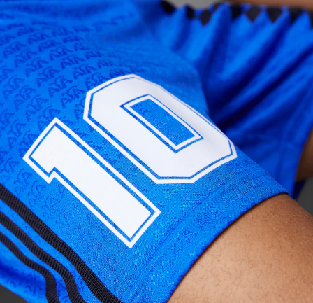 adidas Argentina World Cup 1994 Retro Maradona Away Soccer Shorts- Blue