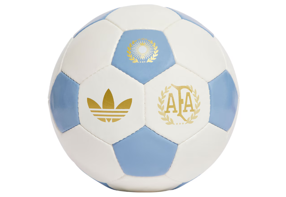 adidas Argentina Originals FIFA 1994 Retro Soccer Ball - White/Ambient Sky/Gold