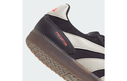 adidas Jr Predator Freestyle Indoor Soccer Shoes - Aurora Black/Alumina/Turbo