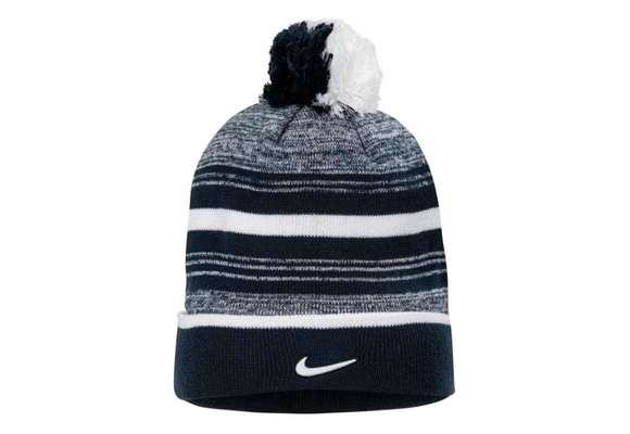 Nike KC Kansas City Current 2024 NWSL Pompom Beanie - Navy/White