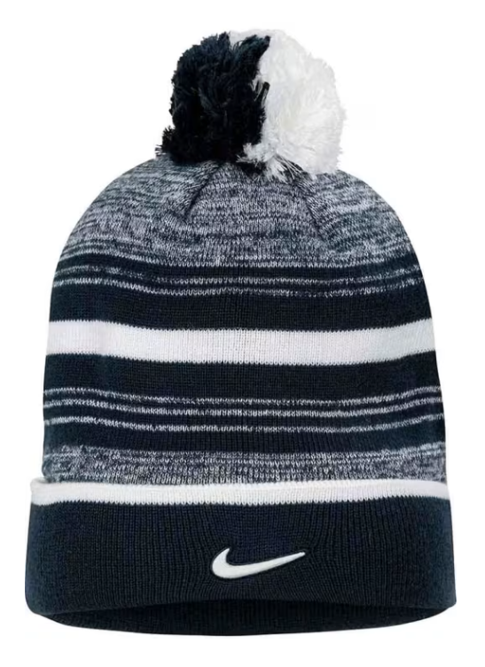 Nike KC Kansas City Current 2024 NWSL Pompom Beanie - Navy/White