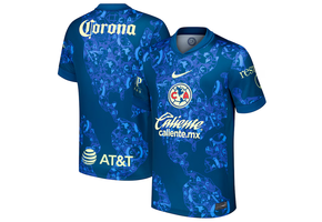 Nike Club America 2024-25 Away Jersey - Valerian Blue/Lemon Chiffon