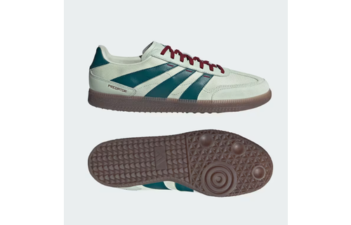 adidas Predator Freestyle Mexico Indoor / Futsal Soccer Shoes - Linen Green/Mystery Green/Burgundy