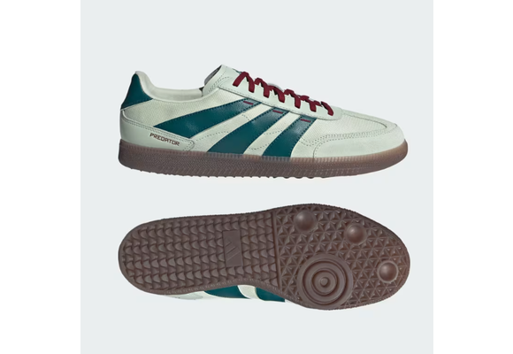 adidas Predator Freestyle Mexico Indoor / Futsal Soccer Shoes - Linen Green/Mystery Green/Burgundy