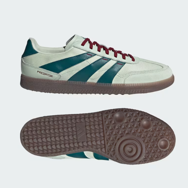 adidas Predator Freestyle Mexico Indoor / Futsal Soccer Shoes - Linen Green/Mystery Green/Burgundy