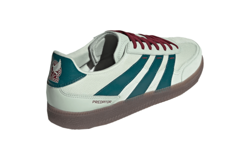 adidas Predator Freestyle Mexico Indoor / Futsal Soccer Shoes - Linen Green/Mystery Green/Burgundy