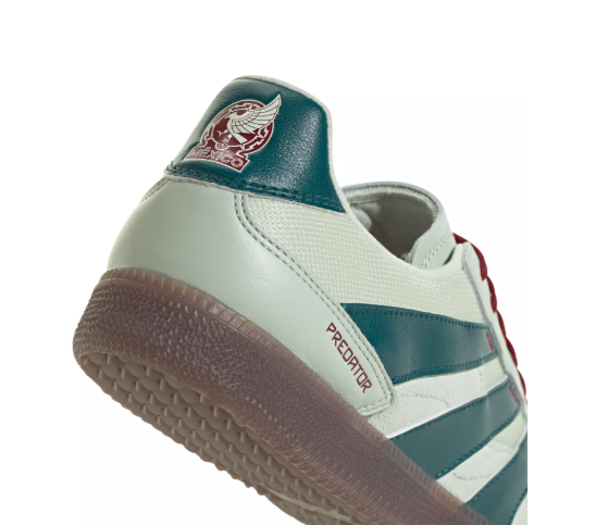 adidas Predator Freestyle Mexico Indoor / Futsal Soccer Shoes - Linen Green/Mystery Green/Burgundy