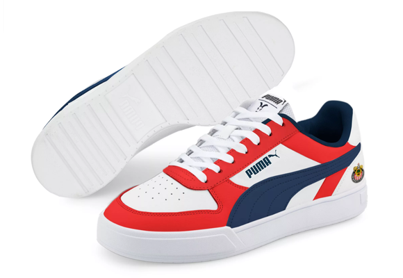 Puma Caven 2.0 VTG Chivas Guadalajara Lifestyle / Street Shoes - White/High Risk Red/Peacoat