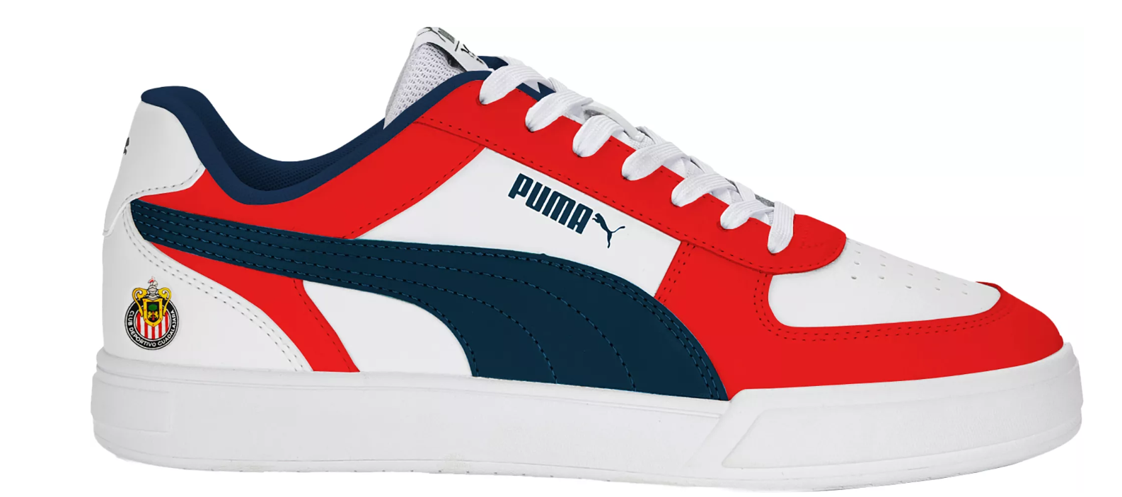 Puma Caven 2.0 VTG Chivas Guadalajara Lifestyle / Street Shoes - White/High Risk Red/Peacoat