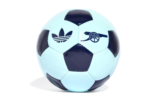 adidas Arsenal 2024 Originals Retro Soccer Ball - Turquoise/Navy Blue