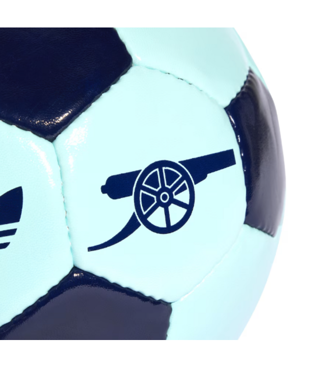 adidas adidas Arsenal 2024 Originals Retro Soccer Ball - Turquoise/Navy Blue