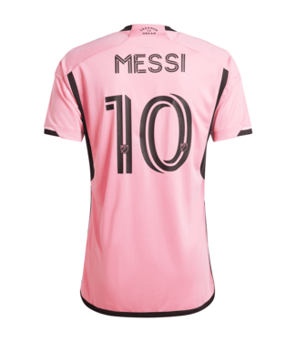 adidas adidas Inter Miami CF / Messi  #10 2024 Authentic Home Jersey - Easy Pink/Black