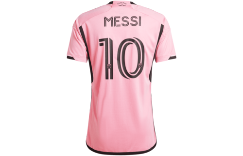adidas Inter Miami CF / Messi  #10 2024 Authentic Home Jersey - Easy Pink/Black