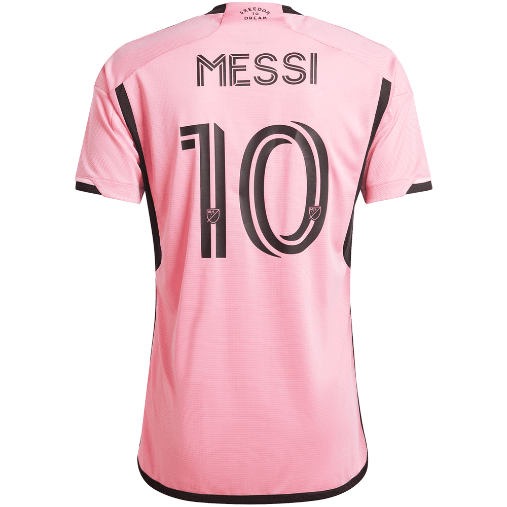 adidas Inter Miami CF / Messi  #10 2024 Authentic Home Jersey - Easy Pink/Black