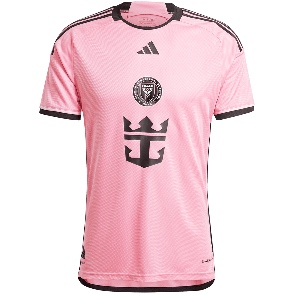 adidas Inter Miami CF / Messi #10 2024 Authentic Home Jersey - Easy Pink/Black