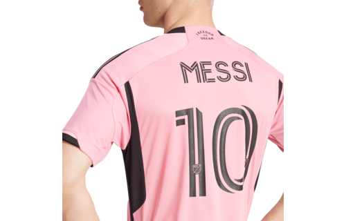 adidas Inter Miami CF / Messi  #10 2024 Authentic Home Jersey - Easy Pink/Black