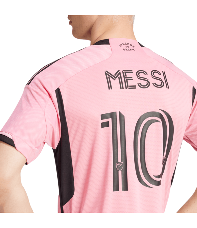 adidas adidas Inter Miami CF / Messi  #10 2024 Authentic Home Jersey - Easy Pink/Black