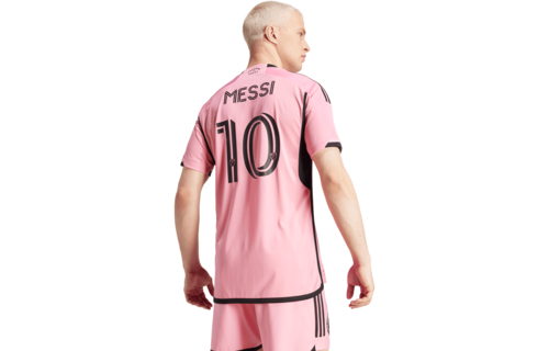 adidas Inter Miami CF / Messi  #10 2024 Authentic Home Jersey - Easy Pink/Black