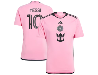 adidas Inter Miami CF / Messi  #10 2024 Home Jersey - Easy Pink/Black