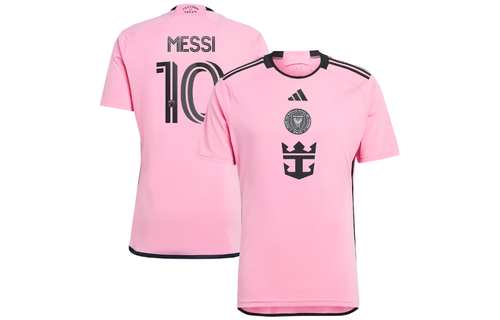 adidas Inter Miami CF / Messi  #10 2024 Home Jersey - Easy Pink/Black