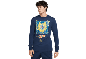 Nike Club America 2024 Long Sleeve JDI Tee Shirt - Midnight Navy