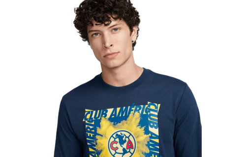 Nike Club America 2024 Long Sleeve JDI Tee Shirt - Midnight Navy