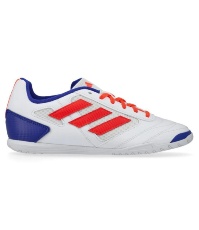 adidas adidas Jr Super Sala 2 Indoor Shoes - White/Solar Red/Lucid Blue