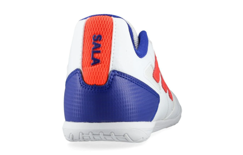 adidas Jr Super Sala 2 Indoor Shoes - White/Solar Red/Lucid Blue