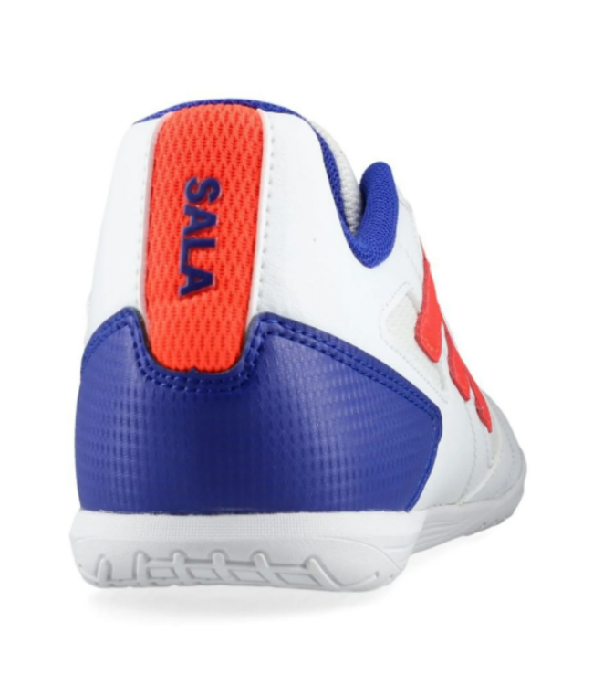 adidas adidas Jr Super Sala 2 Indoor Shoes - White/Solar Red/Lucid Blue