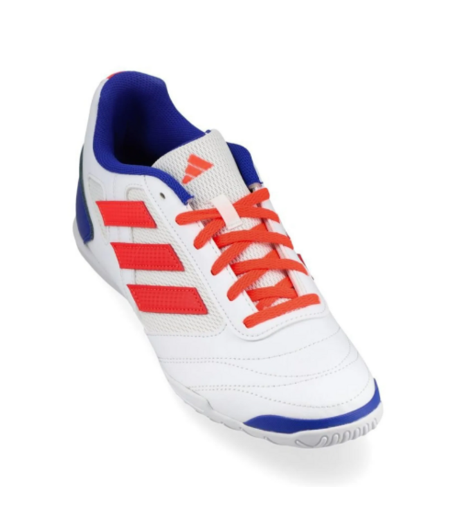 adidas adidas Jr Super Sala 2 Indoor Shoes - White/Solar Red/Lucid Blue