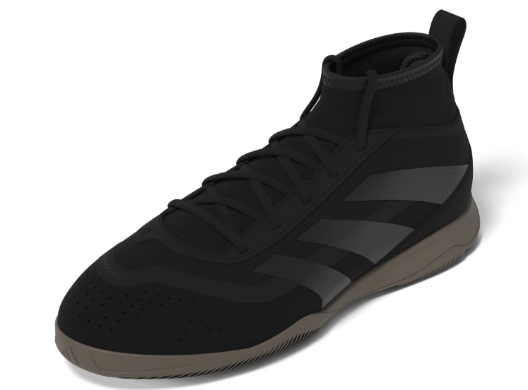 adidas Jr Predator League IN Indoor Shoes - Core Black/Carbon/Gold Metallic