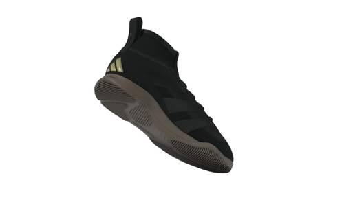 adidas Jr Predator League IN Indoor Shoes - Core Black/Carbon/Gold Metallic
