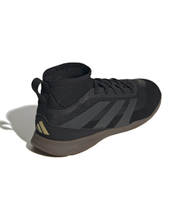 adidas adidas Jr Predator League IN Indoor Shoes - Core Black/Carbon/Gold Metallic