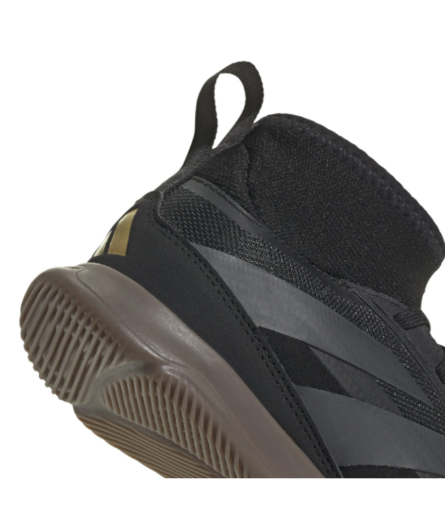 adidas adidas Jr Predator League IN Indoor Shoes - Core Black/Carbon/Gold Metallic