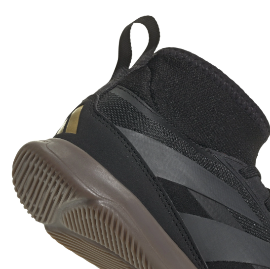adidas Jr Predator League IN Indoor Shoes - Core Black/Carbon/Gold Metallic