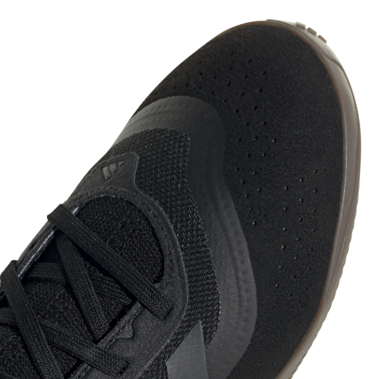 adidas Jr Predator League IN Indoor Shoes - Core Black/Carbon/Gold Metallic