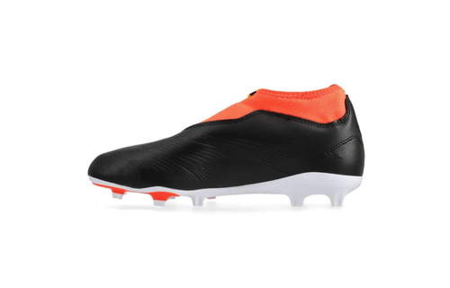 adidas Jr Predator 24 League  LL Laceless FG - Core Black/White/Solar Red