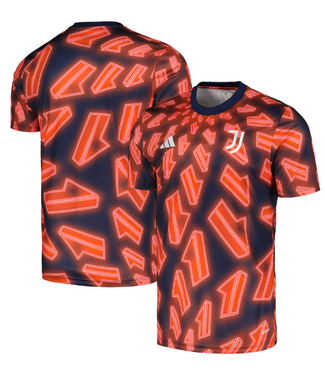 adidas adidas Juventus 2024 - 25 Pre-Match Training Jersey - Night Indigo/Semi Solar Red