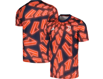 adidas Juventus 2024 - 25 Pre-Match Training Jersey - Night Indigo/Semi Solar Red