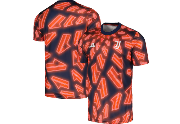 adidas Juventus 2024 - 25 Pre-Match Training Jersey - Night Indigo/Semi Solar Red