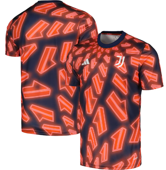 adidas Juventus 2024 - 25 Pre-Match Training Jersey - Night Indigo/Semi Solar Red