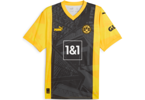 Puma BVB Borussia Dortmund 2024-25 Special Edition 50th Year Jersey - Black/Yellow