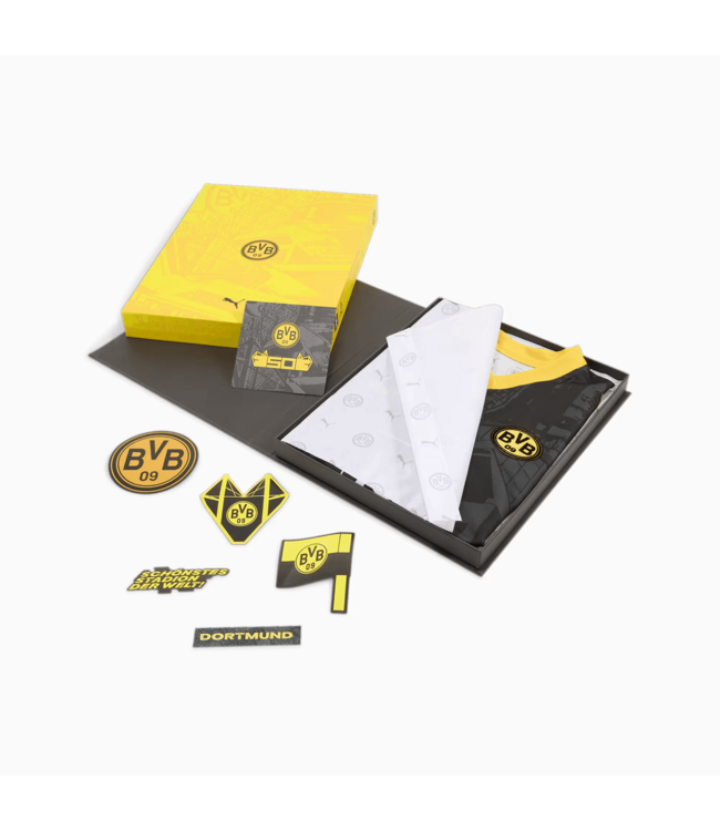 Puma Puma BVB Borussia Dortmund 2024-25 Special Edition 50th Year Jersey - Black/Yellow