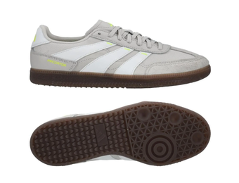 adidas Predator Freestyle Indoor / Futsal Soccer Shoes - White/Grey/Yellow