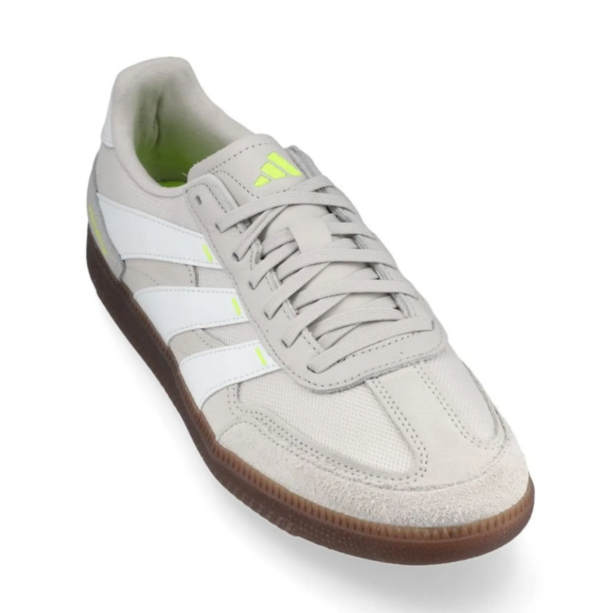 adidas Predator Freestyle Indoor / Futsal Soccer Shoes - White/Grey/Yellow