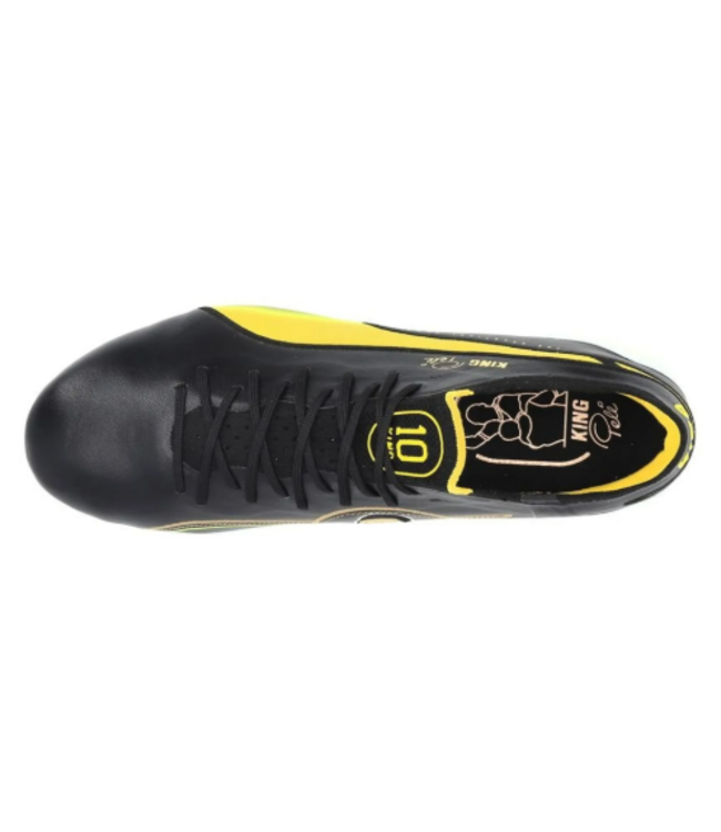 Puma Puma King PELE Ultimate / Elite FG/AG Limted Edition - Black/Puma White/Pelé Yellow/Frosted Ivory