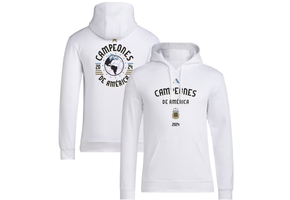 adidas Argentina Copa America 2024 Winners Hoodie - White