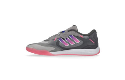 adidas Fevernova 2024 Court Indoor Shoes - Grey/Lucid Pink/Lucid Blue