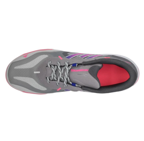 adidas Fevernova 2024 Court Indoor Shoes - Grey/Lucid Pink/Lucid Blue